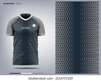 T-shirt jersey design.mockup, sport shirt template design for soccer jersey, football kit. Vector Illustration eps 10