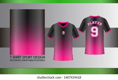 T-SHIRT JERSEY SPORT VECTOR - everything is editable - vector