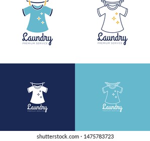 T-shirt Laundry Premium Logo Design