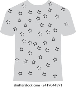 Vector de arte de lcon de camiseta e ilustración
