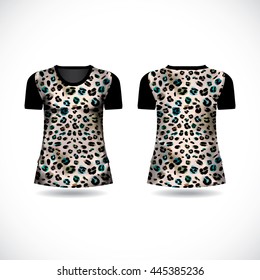 T-shirt leopard vintage