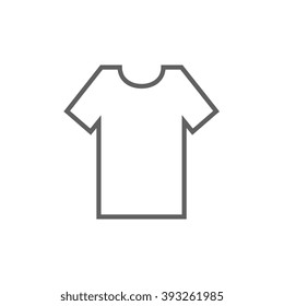 T-shirt line icon.