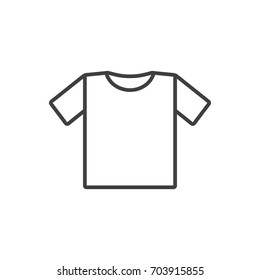 T-shirt line icon.