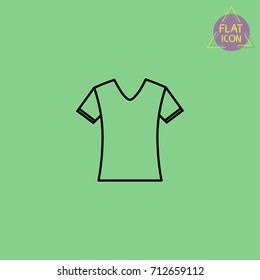 t-shirt line icon
