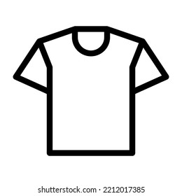 tshirt line icon illustration vector graphic