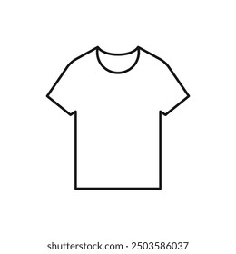 T-shirt Line Icon Vector design