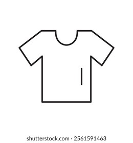 t-shirt line icon.vector cloth linear illustration for web and app..eps