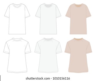 Tshirt line illustration