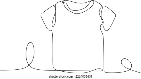 t-shirt line illustration design vector