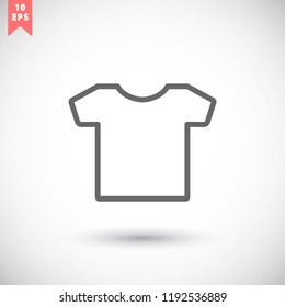 T-SHIRT line vector