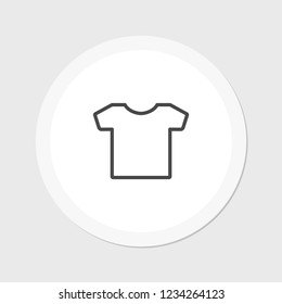 T-SHIRT line vector