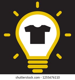 T-SHIRT line vector