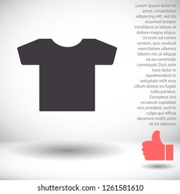 T-SHIRT line vector