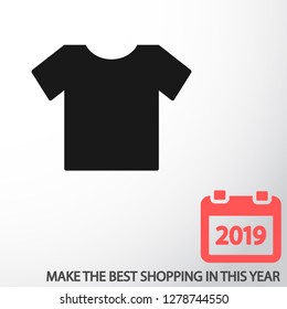 T-SHIRT line vector