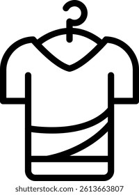 T-Shirt Line Vector Icon Design