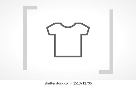 T-SHIRT line vector. lorem ipsum Flat Design JPG