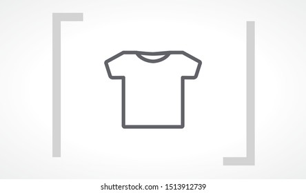 T-SHIRT line vector. lorem ipsum Flat Design JPG