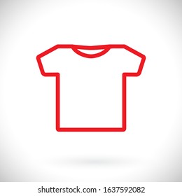 T-SHIRT line vector. lorem ipsum Flat Design JPG