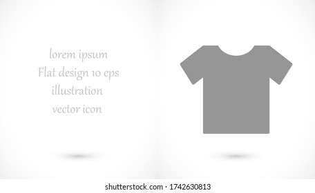 Vector de línea T-SHIRT. lorem ipsum Flat Design JPG