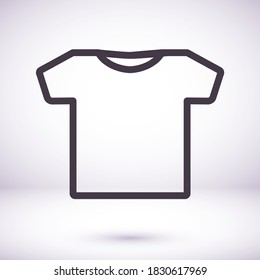 T-SHIRT line vector. lorem ipsum Flat Design JPG