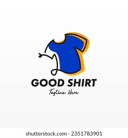Tshirt logo design concept. Clothing fashion bussiness logo design template. Shirt logo template