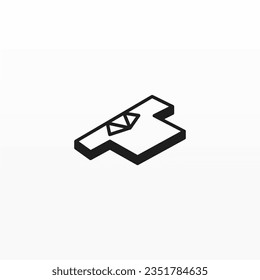 Tshirt logo design concept. Clothing fashion bussiness logo design template. Shirt logo template