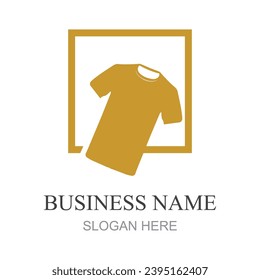 Tshirt logo design concept. Clothing fashion bussiness logo design template. Shirt logo template