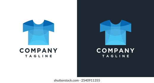 T-shirt logo design template. Unique t-shirt logo icon.	
