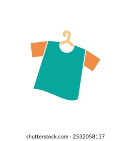 T-Shirt logo icon flat design