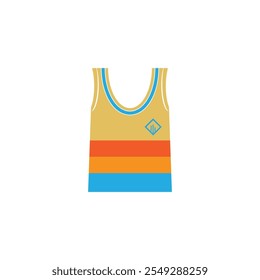 T-Shirt-Logo-Symbol, flaches Design