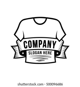 T-shirt logo. Vector and illustration.