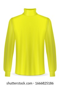 T-shirt long sleeve on a white background. Vector illustration.