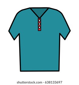 t-shirt male isolated icon