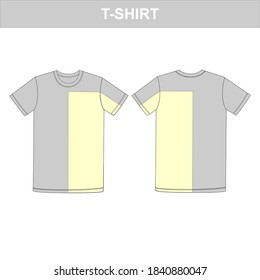 T-Shirt Minimalist and Modern Simple Design and Minimalist Color, Template Commercial Use