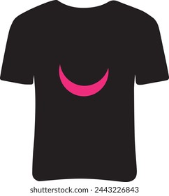 T-shirt mock up  art icon vector and illustration