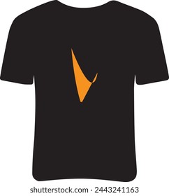 Icono de arte de maqueta de camiseta vector e ilustración