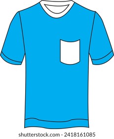 T-shirt mock up design vector asset