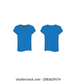 Tshirt mock up vector illustration design