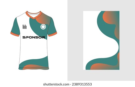 Tshirt mockup abstract grunge sport jersey design for football soccer, racing, esports, running