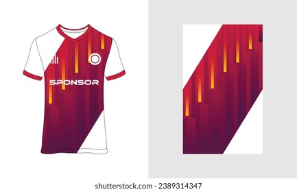 Tshirt mockup abstract grunge sport jersey design for football soccer, racing, esports, running