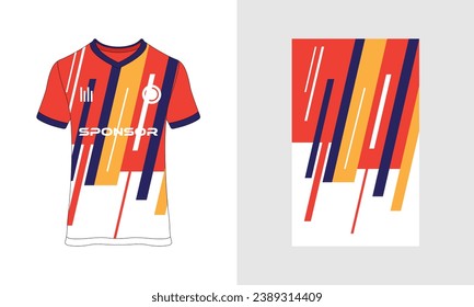 Tshirt mockup abstract grunge sport jersey design for football soccer, racing, esports, running