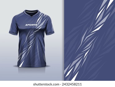 Tshirt mockup abstract grunge sport jersey design for football soccer, racing, esports, running, gray color	
