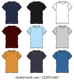 ideas de diseño de maqueta de camisetas Vector