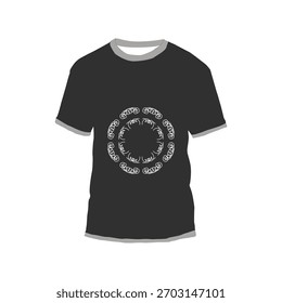 T-Shirt Mockup Design mit Typografie