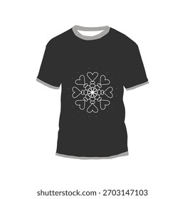 T-shirt Mockup Design With Typography