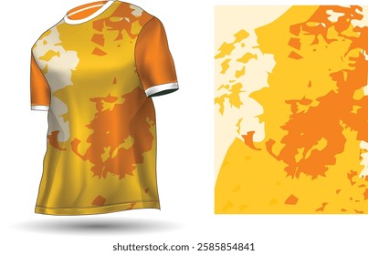 Tshirt mockup sport jersey design