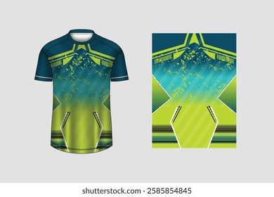 Tshirt mockup sport jersey design