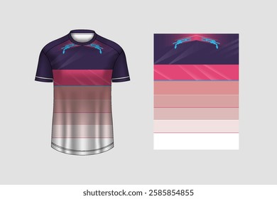 Tshirt mockup sport jersey design