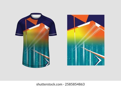 Tshirt mockup sport jersey design