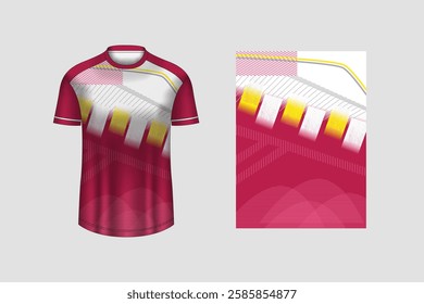 Tshirt mockup sport jersey design